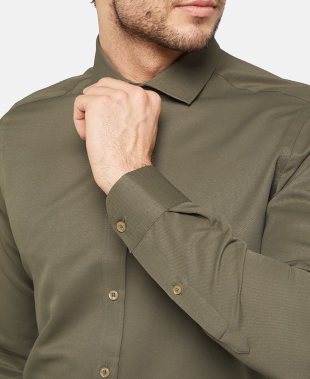 Langarmhemd - Slim Fit