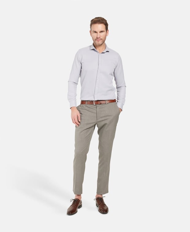 Langarmhemd - Slim Fit