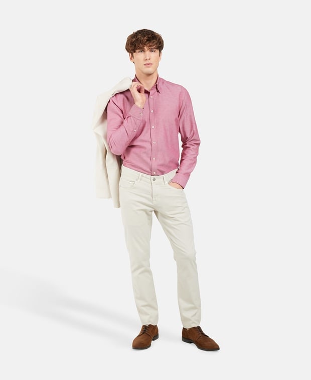 Langarmhemd - Slim Fit