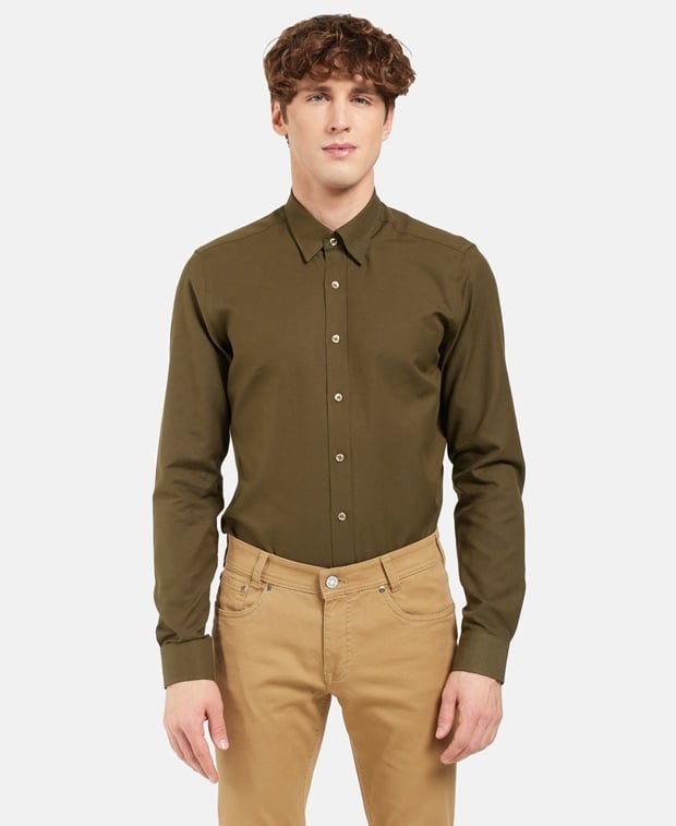 Langarmhemd - Slim Fit