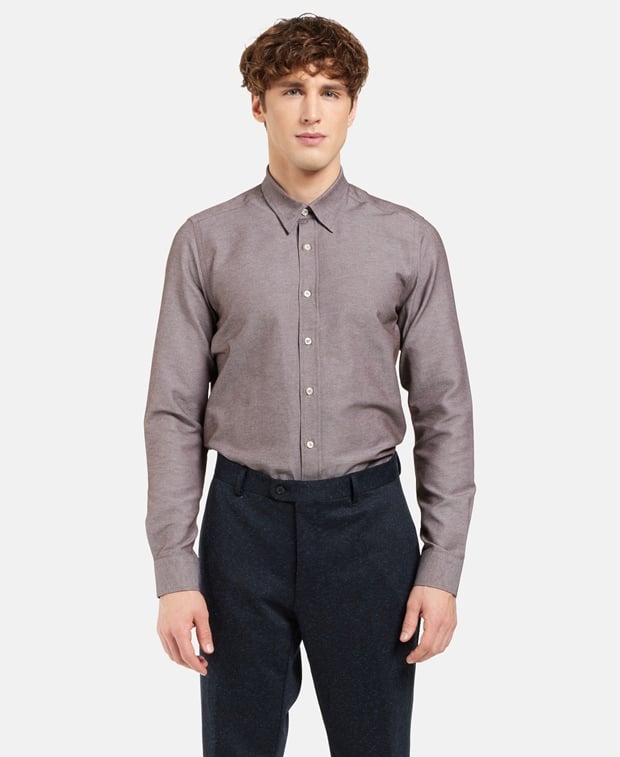 Langarmhemd - Slim Fit