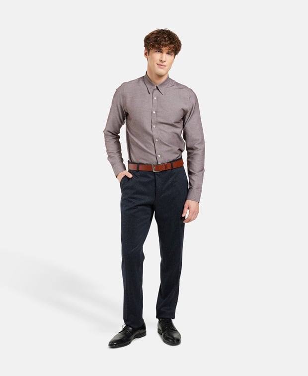 Langarmhemd - Slim Fit