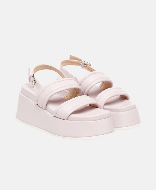 Plateau-Sandalen