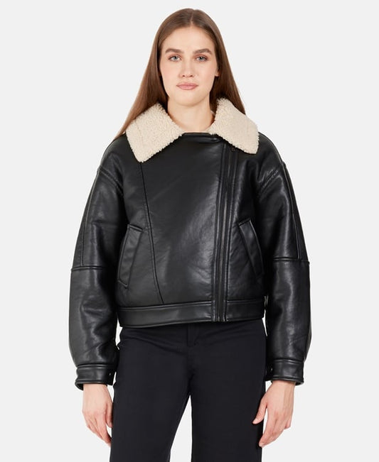 Kunstleder Jacke