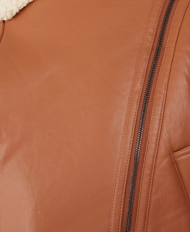 Kunstleder Jacke