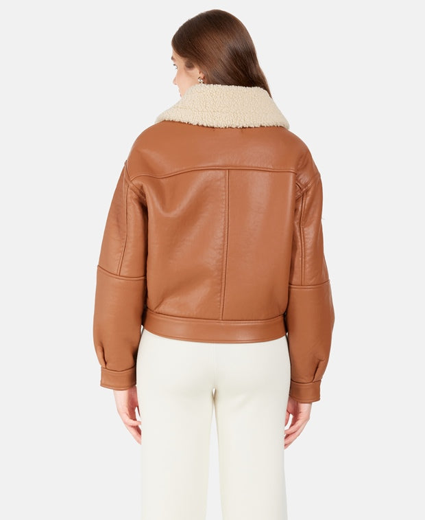 Kunstleder Jacke