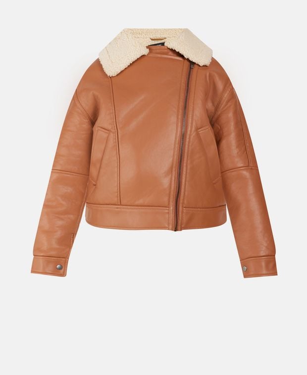 Kunstleder Jacke