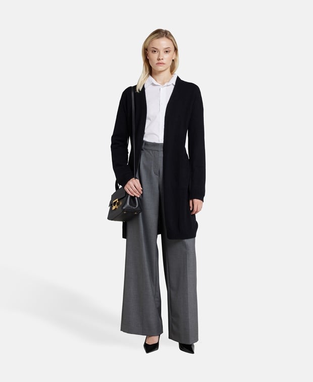 Kaschmir-Strickjacke