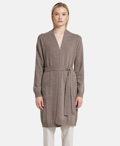 Kaschmir-Strickjacke