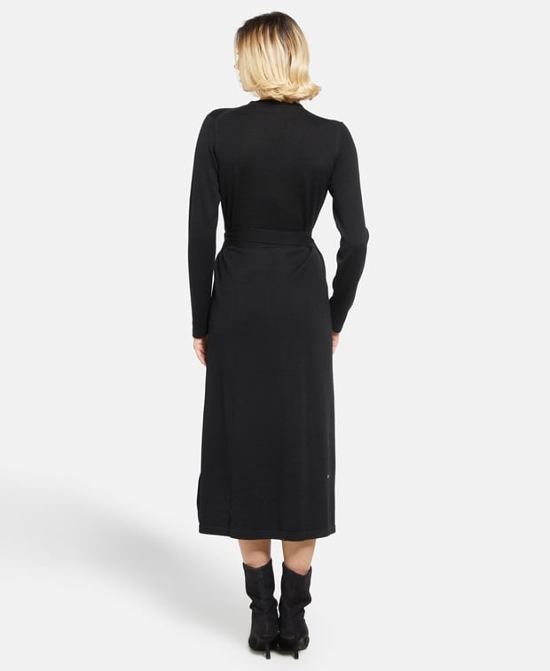 Strick-Wickelkleid