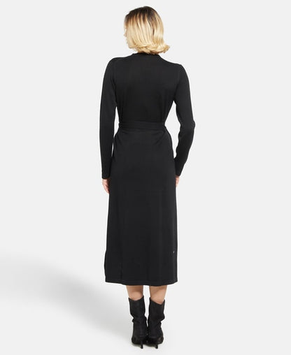 Strick-Wickelkleid