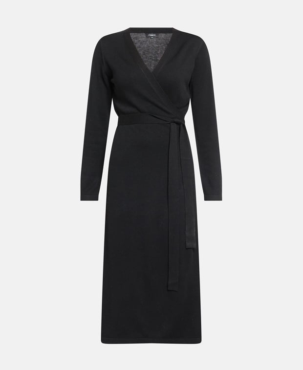 Strick-Wickelkleid