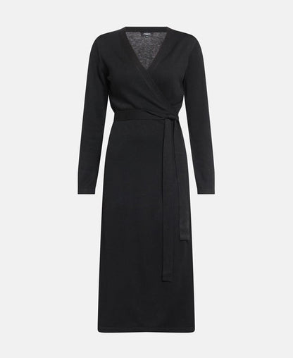 Strick-Wickelkleid