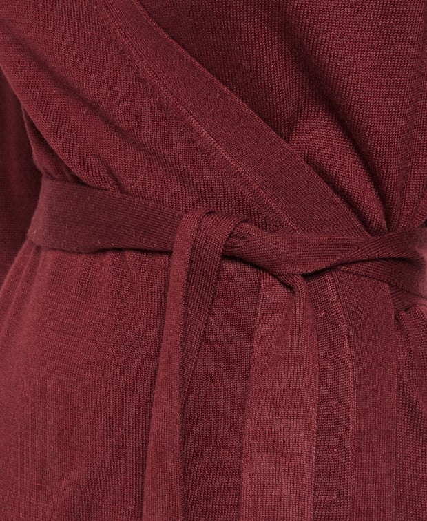 Strick-Wickelkleid