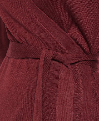 Strick-Wickelkleid