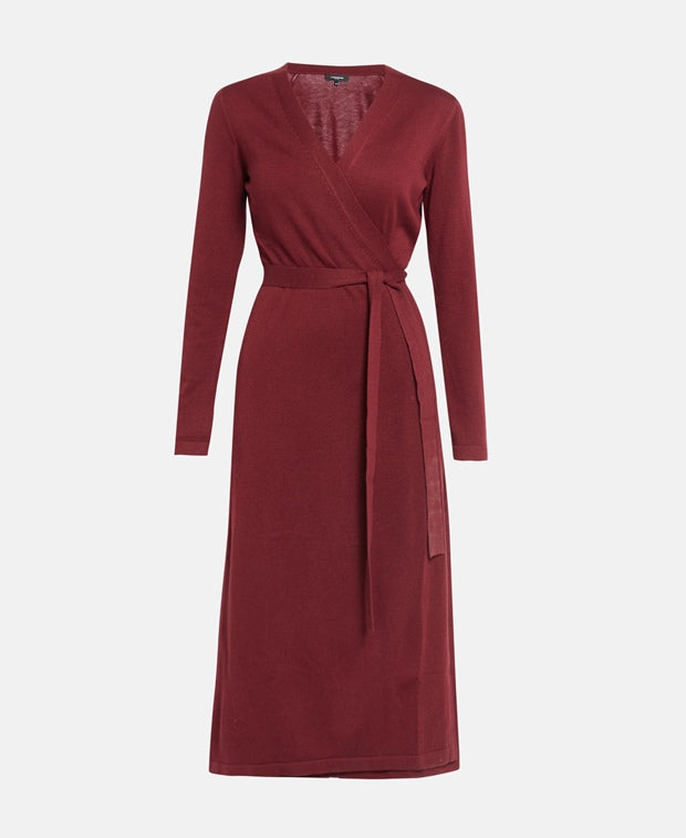 Strick-Wickelkleid
