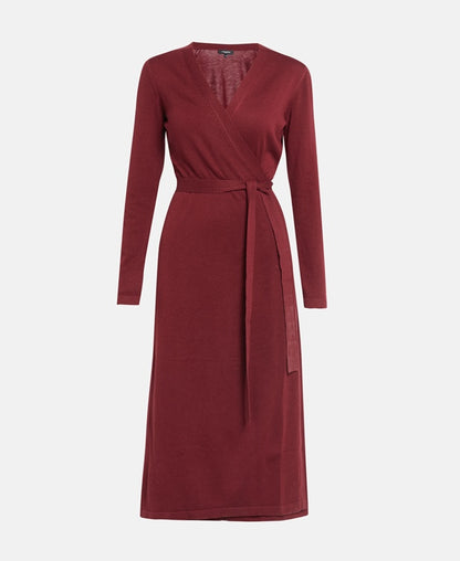 Strick-Wickelkleid