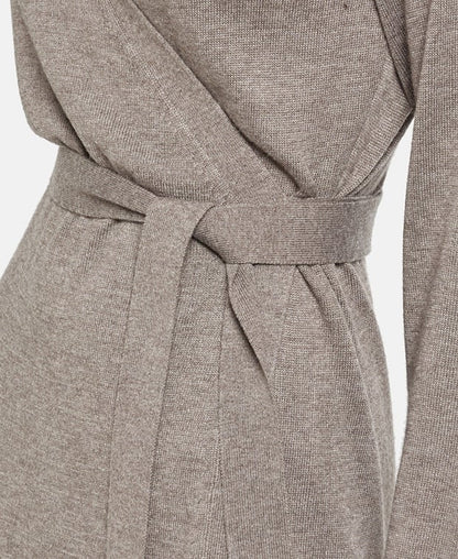 Strick-Wickelkleid