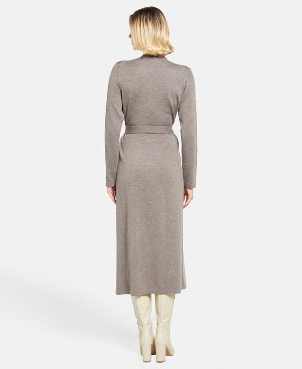 Strick-Wickelkleid