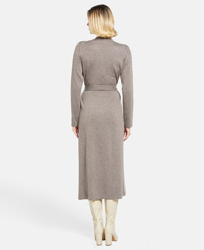 Strick-Wickelkleid