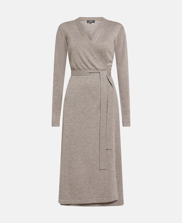 Strick-Wickelkleid