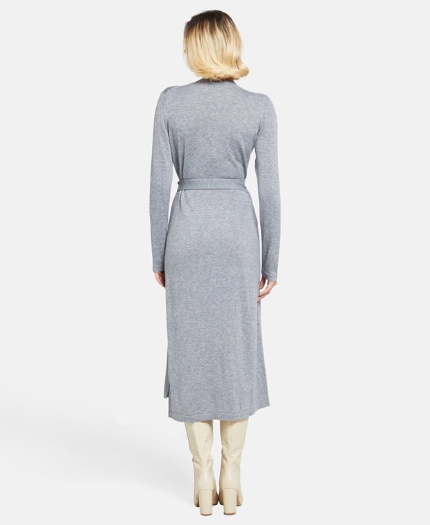 Strick-Wickelkleid