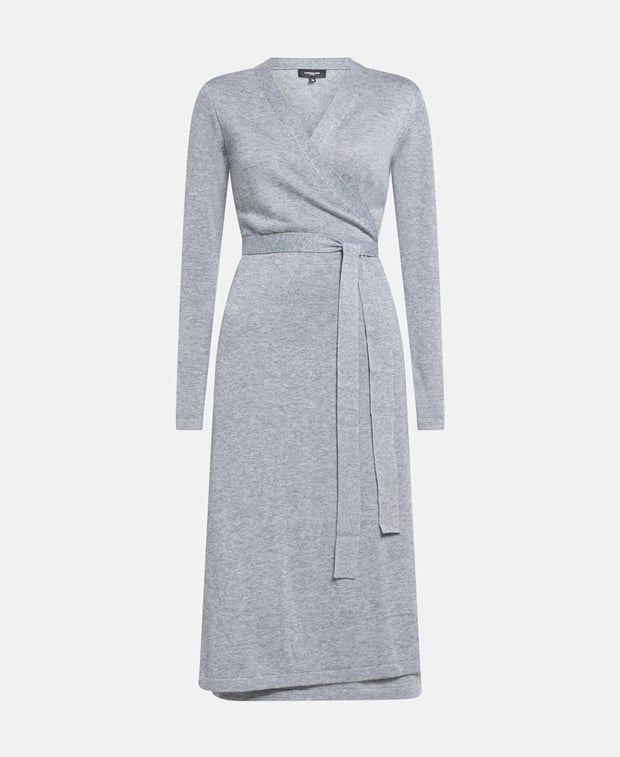 Strick-Wickelkleid