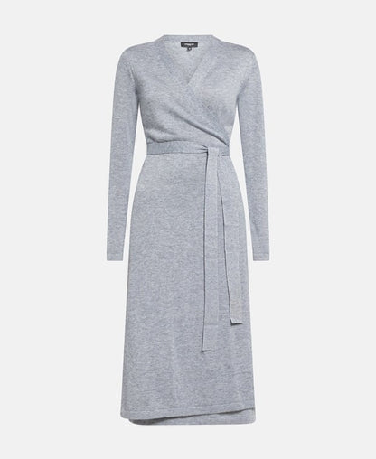 Strick-Wickelkleid