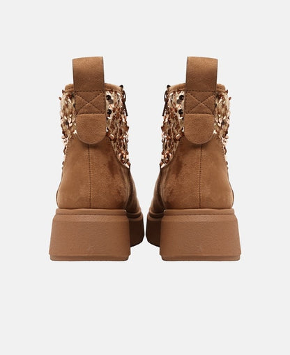 Plateau-Stiefeletten