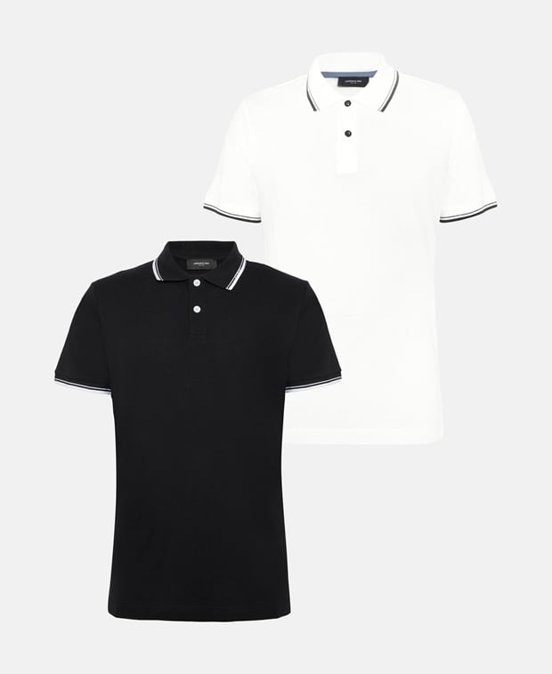 Poloshirt, 2er-Pack