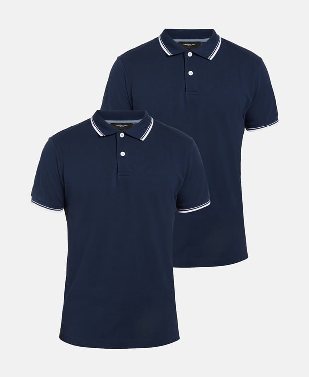 Poloshirt, 2er-Pack