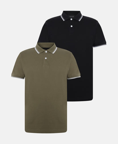 Poloshirt, 2er-Pack
