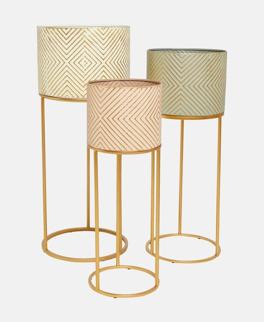Blumentopf-Set, 3tlg.