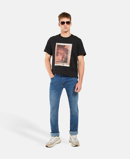 Straight-leg Jeans