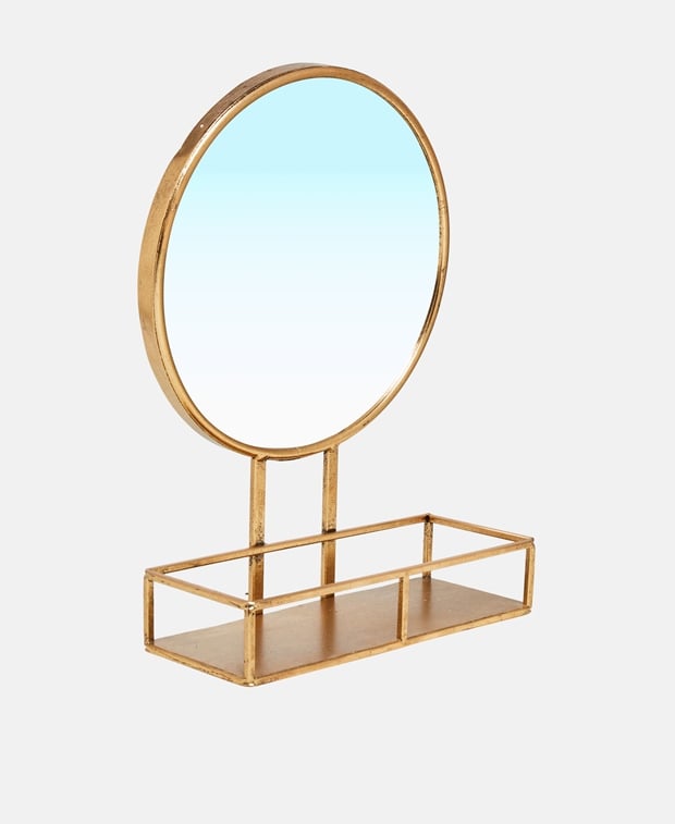 Wandspiegel mit Regal