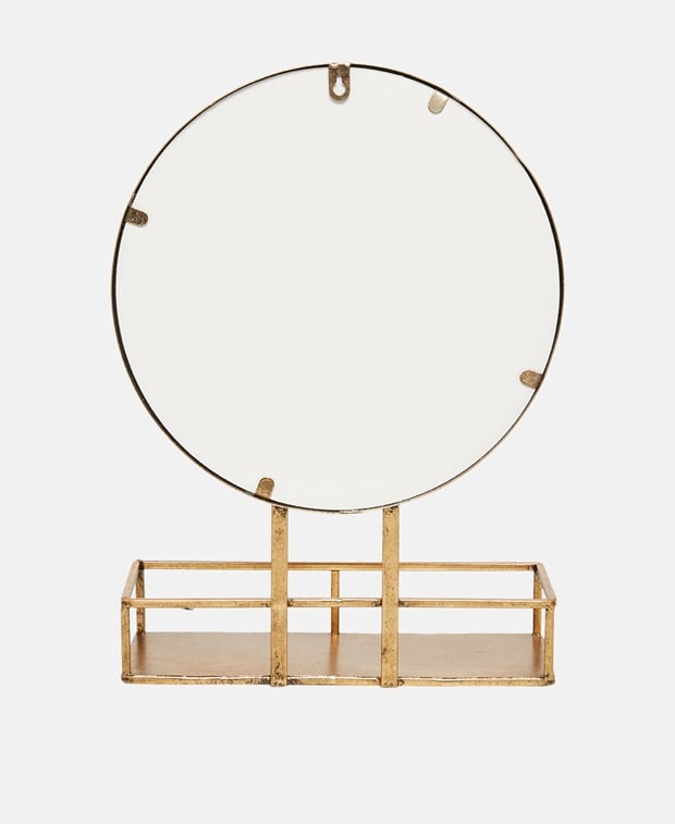 Wandspiegel mit Regal