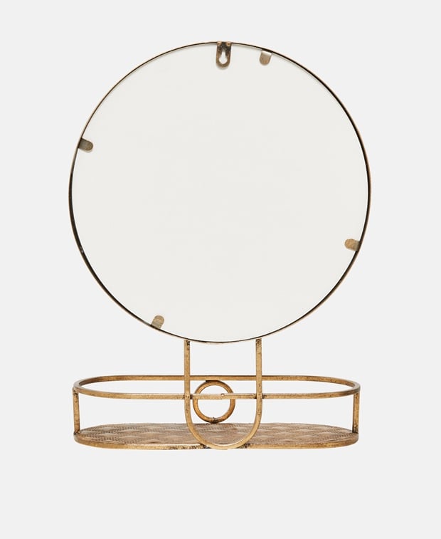 Wandspiegel mit Regal