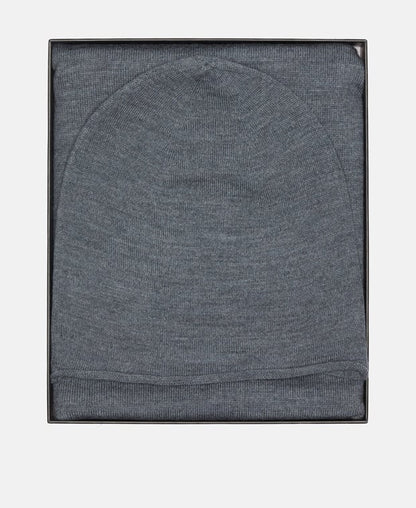 Set aus Woll- Mütze & Schal