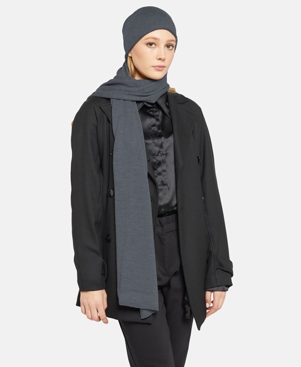 Set aus Woll- Mütze & Schal