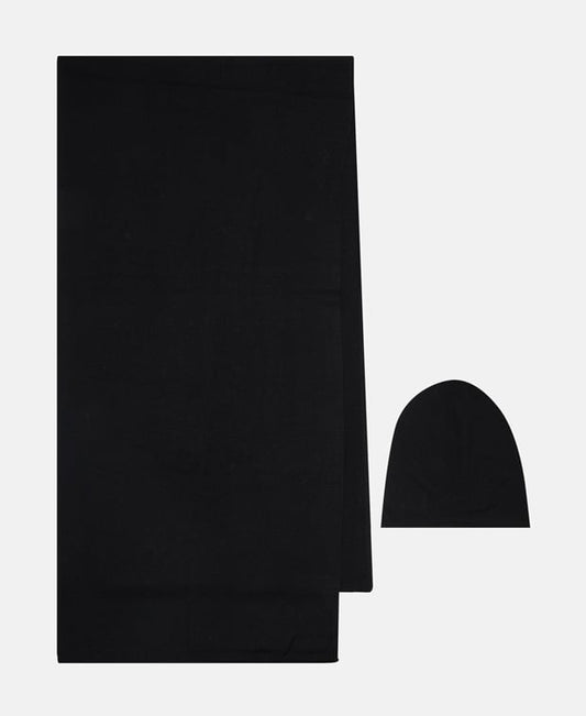 Set aus Woll- Mütze & Schal