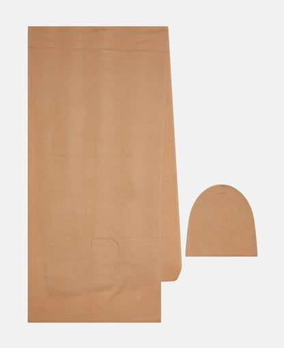 Set aus Woll- Mütze & Schal
