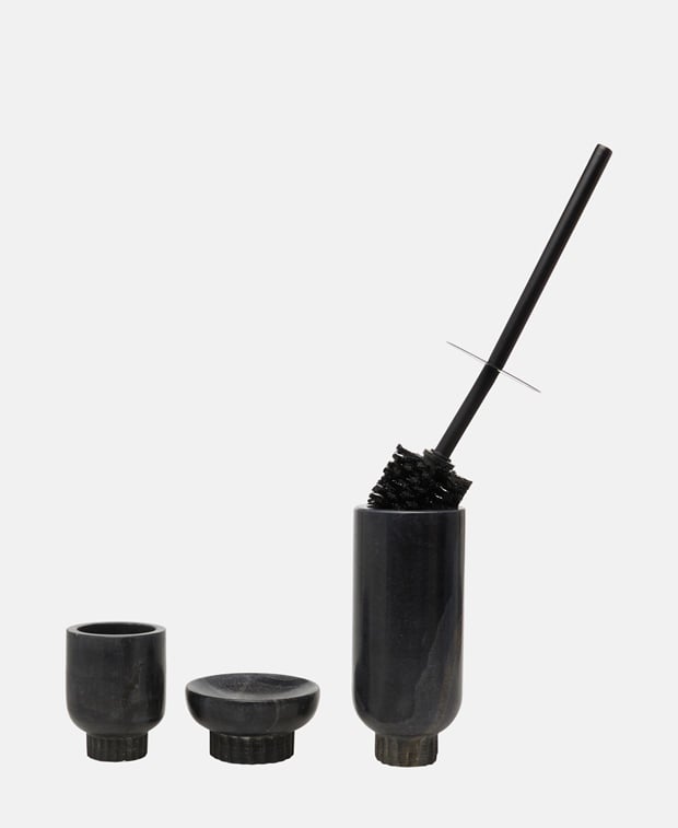 Toilettenbürste mit Halterung