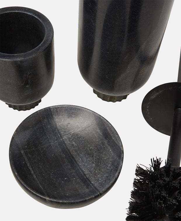 Toilettenbürste mit Halterung