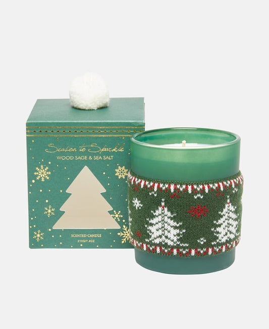 Duftkerze Wood Sage & Sea Salt