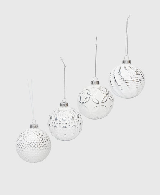 Weihnachtskugeln, 4er-Set