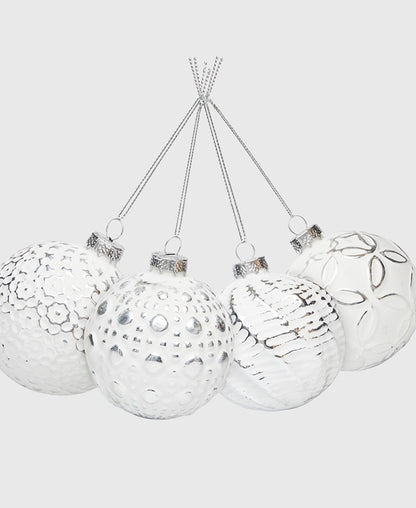 Weihnachtskugeln, 4er-Set