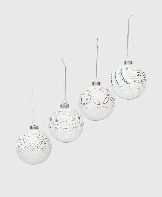 Weihnachtskugeln, 4er-Set