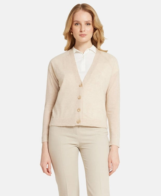 Kaschmir-Strickjacke