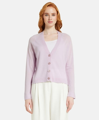 Kaschmir-Strickjacke