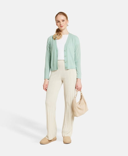 Kaschmir-Strickjacke
